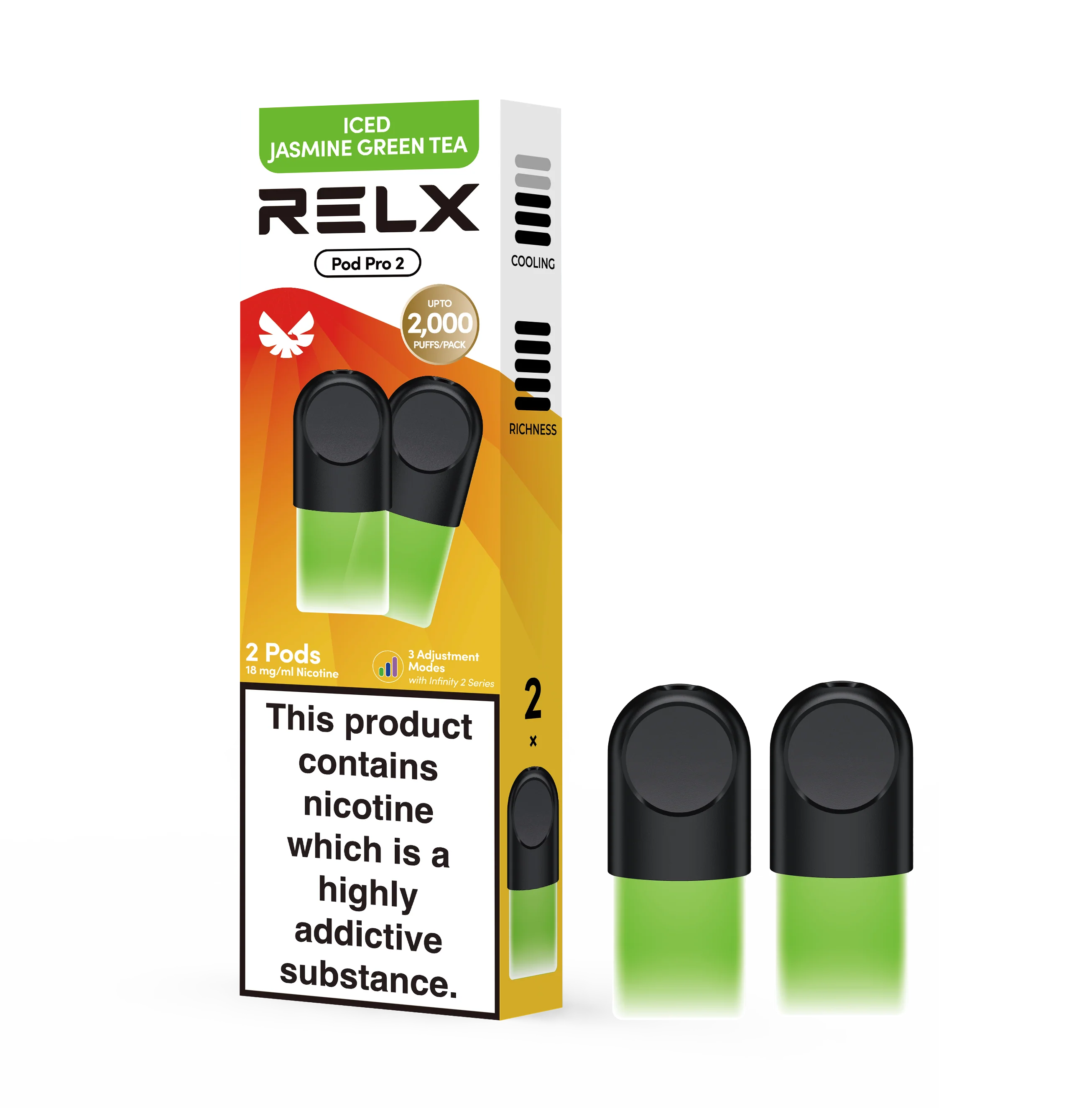 RELX Pod Pro Iced Jasmine Green Tea