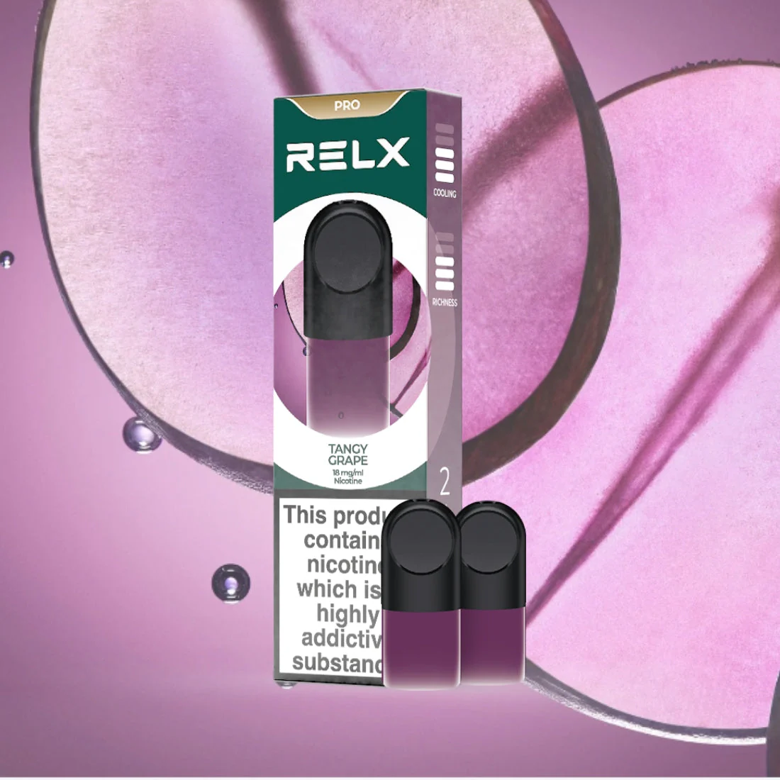 RELX Pod Pro Tangy Grape - Image 2